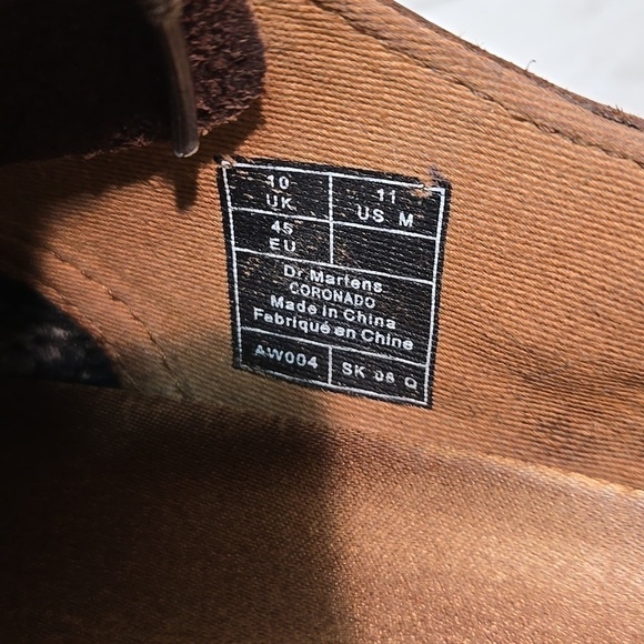 Vintage Doc Dr.Martens Mens Coronado Leather Oxford England shoes sz 11 main image 7